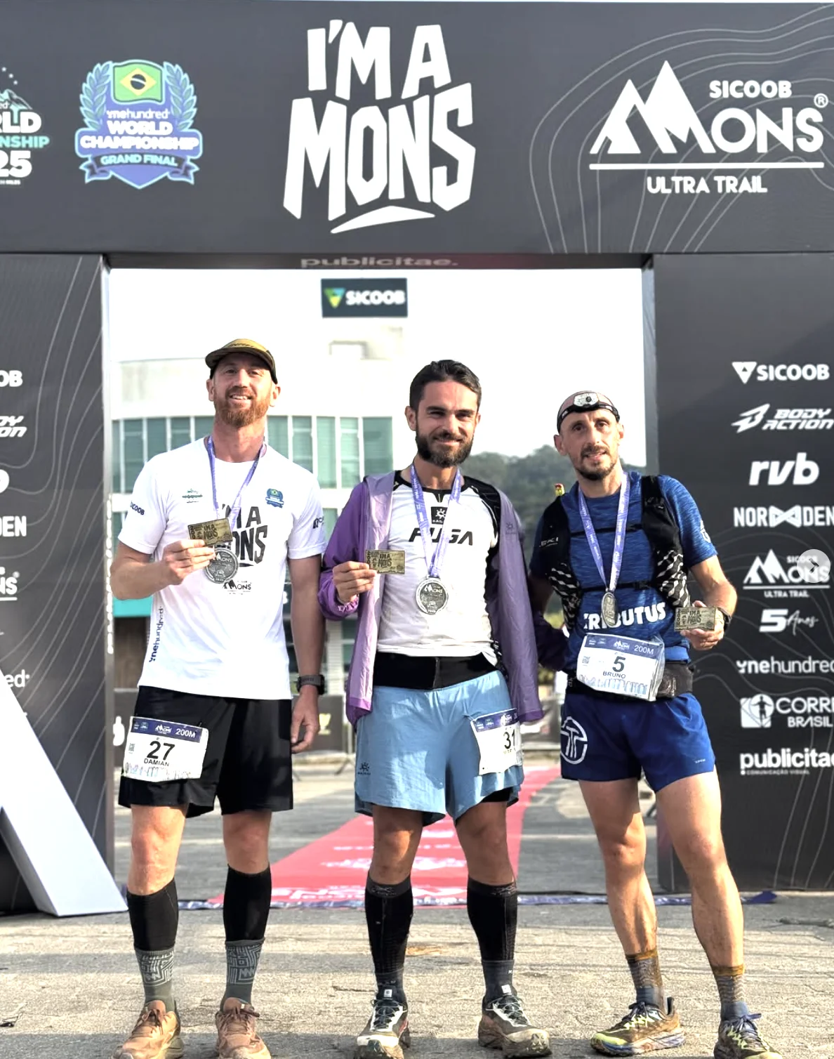 Damian Watson racing the Mons Ultra Trail 200 miler in Nova Trento, Brazil